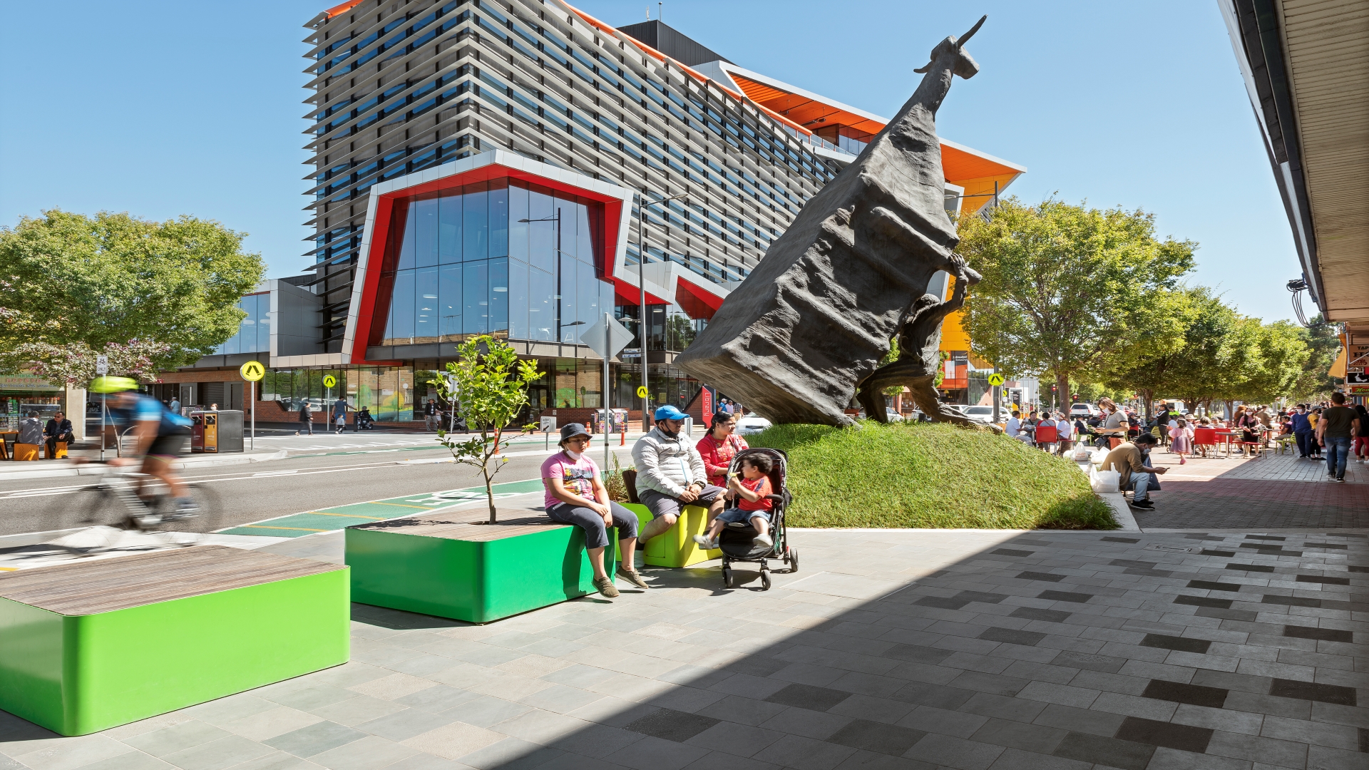 Brimbank Community & Civic Centre and Sunshine CBD